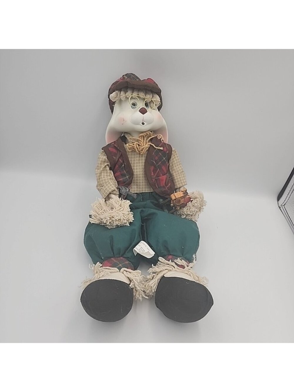 1997 House of Lloyd Grandpa Lloyd #542379 Vintage Mop Rabbit Doll Shelf Sitter